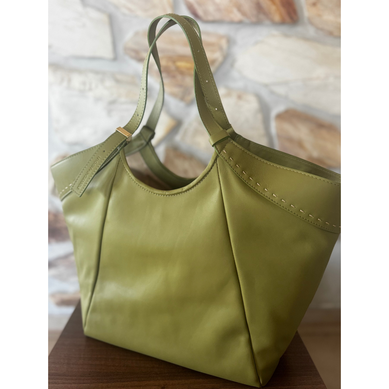 Roberta Gandolfi shopper Cecilia - oliva 114684231