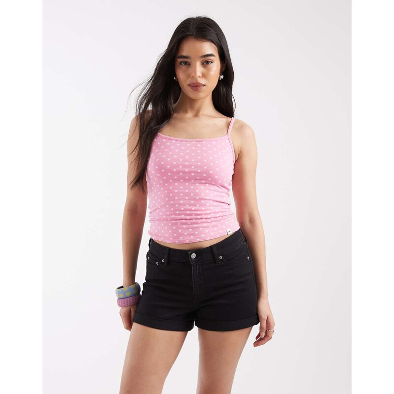 JJXX Nice rolled denim shorts in black 114789871