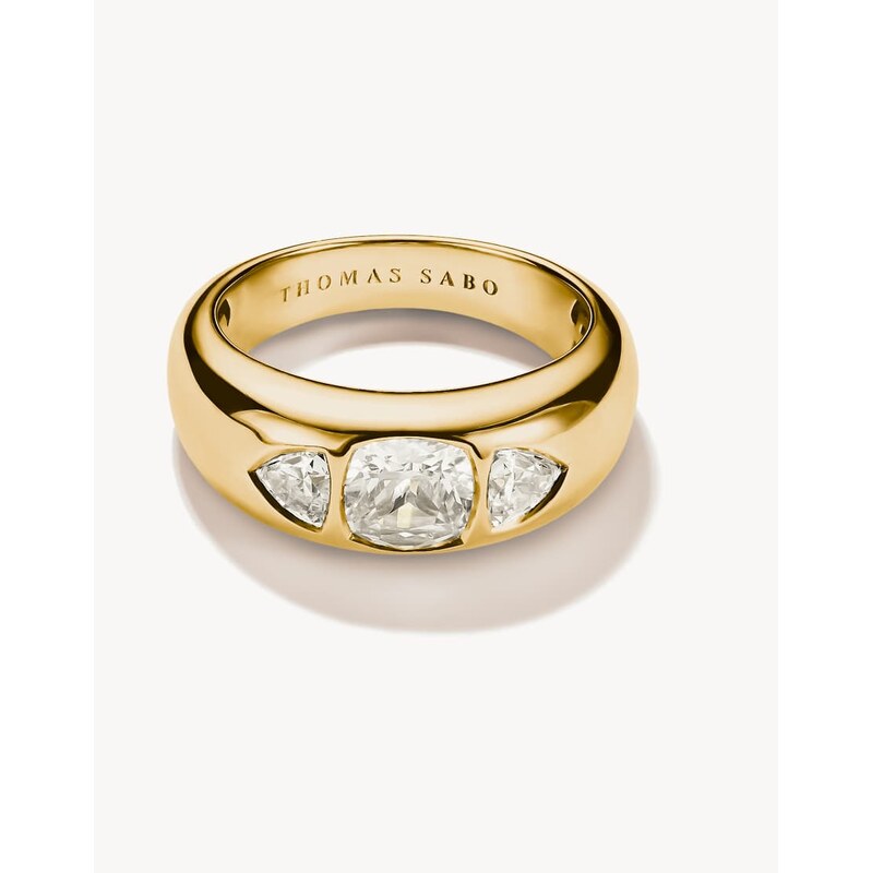 Thomas Sabo Ring in yellow gold, white 115500865