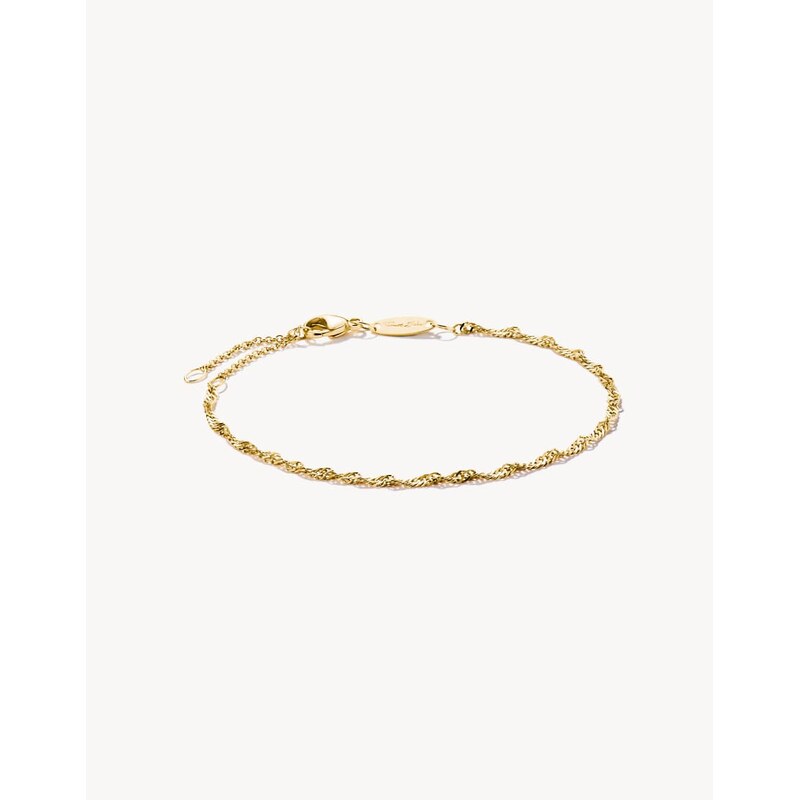 Thomas Sabo Charm bracelet singapore design gold-plated in gold 115509343