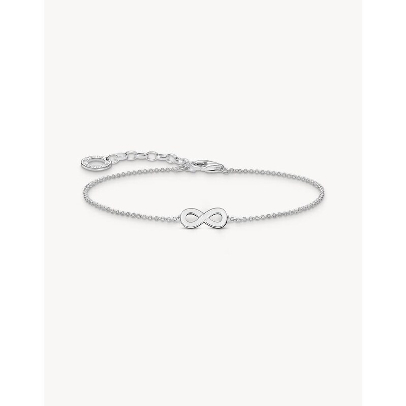 Thomas Sabo Silver bracelet with infinity pendant in silver 115642407