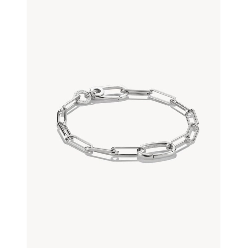 Thomas Sabo Charm bracelet paperclip with connect link silver in 115509348