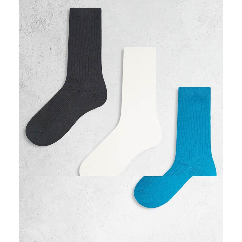 Cotton On 3 pack easy socks in multi 114688059