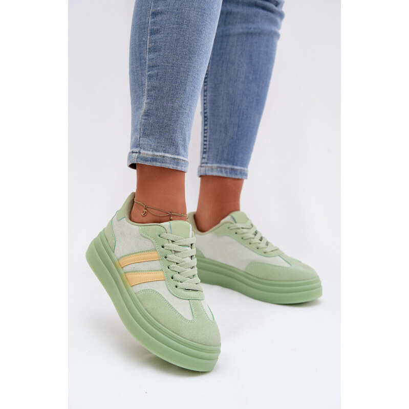 SWEET SHOES Dámské tenisky A021 zelené - Galleria 114686884