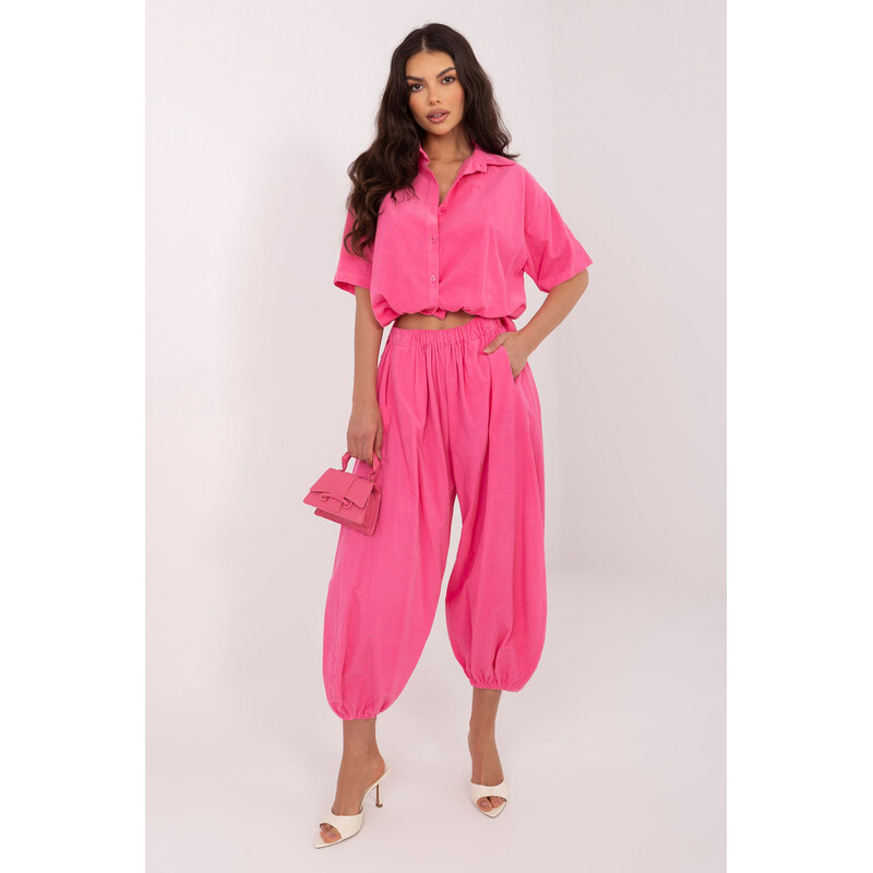 Kordové kalhoty model 226232 Italy Moda