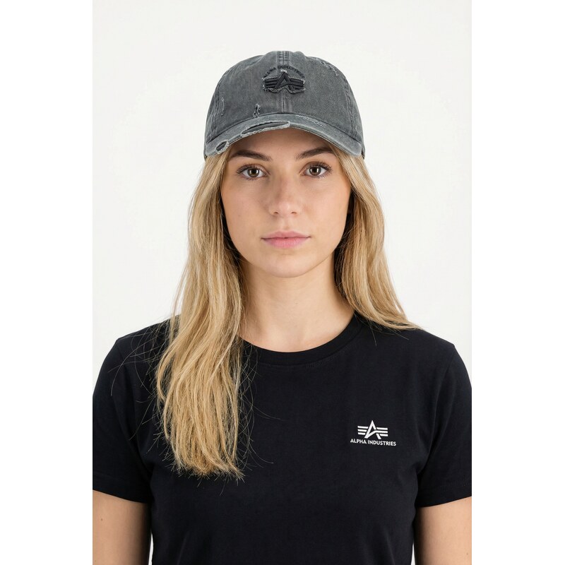 Alpha Industries Kšiltovka Acid Logo Cap black 114687219