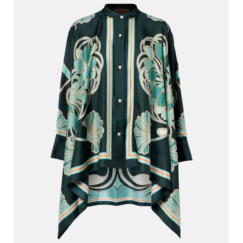 La DoubleJ Foulard printed silk twill shirt