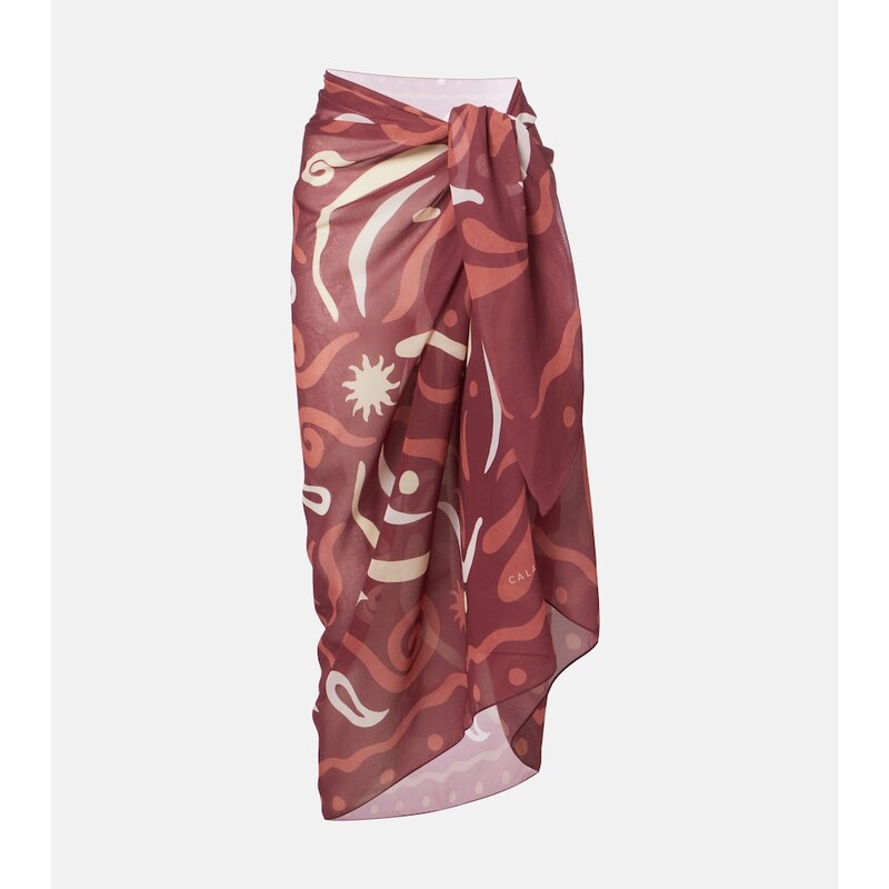 Cala de la Cruz Luana printed beach cover-up