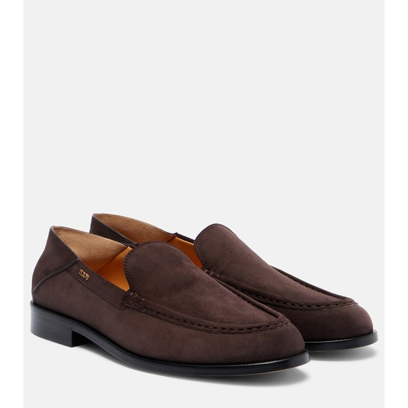 Dámské mokasíny Tods Suede loafers v barvě Palissandro