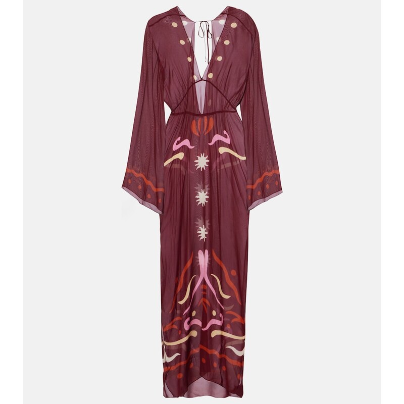 Cala de la Cruz Odele printed maxi dress