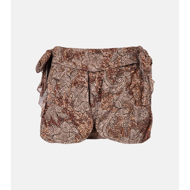 Isabel Marant Coralie printed cotton miniskirt