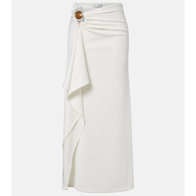 Christopher Esber Occhio embellished jersey maxi skirt
