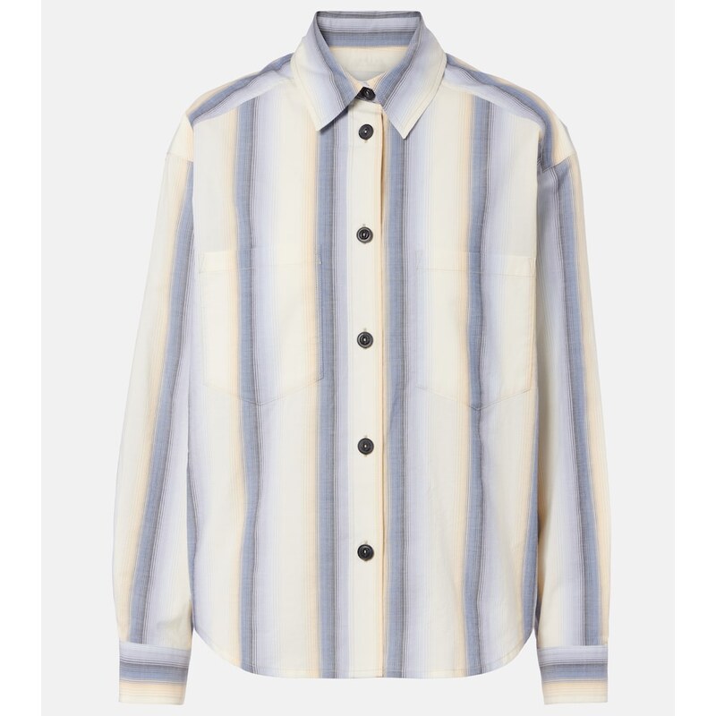 Isabel Marant Mahvane striped cotton shirt