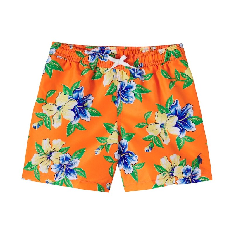 Polo Ralph Lauren Kids Traveler floral swim trunks