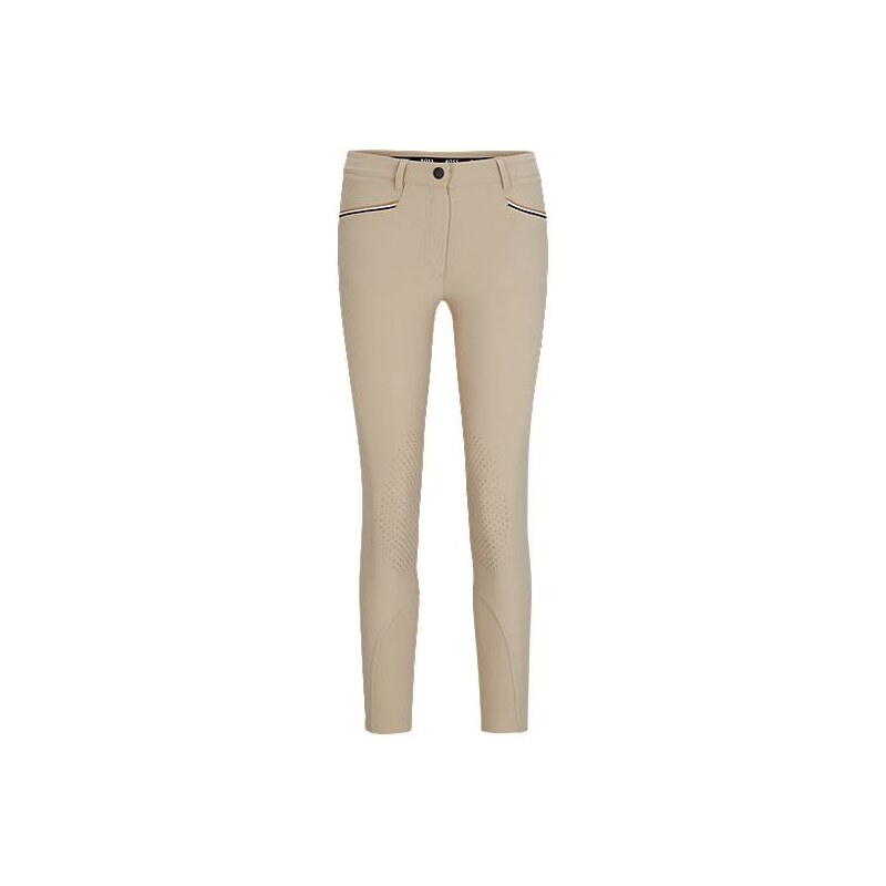 BOSS Equestrian knee-grip breeches in power-stretch material 115386320