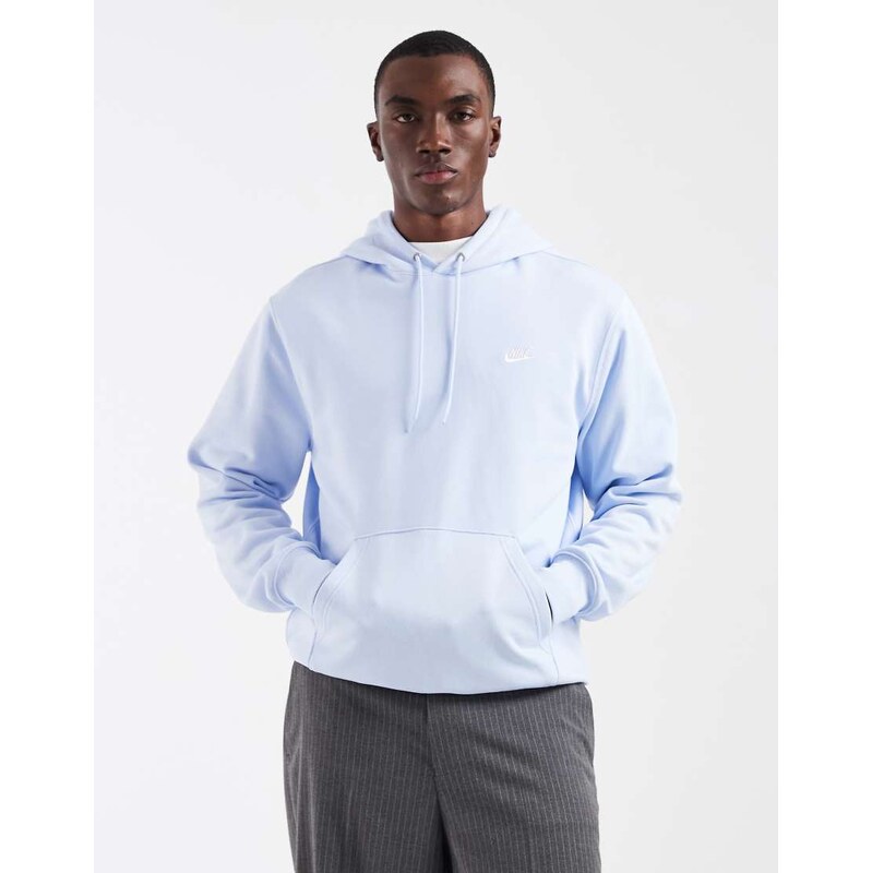 Nike Club hoodie in light blue