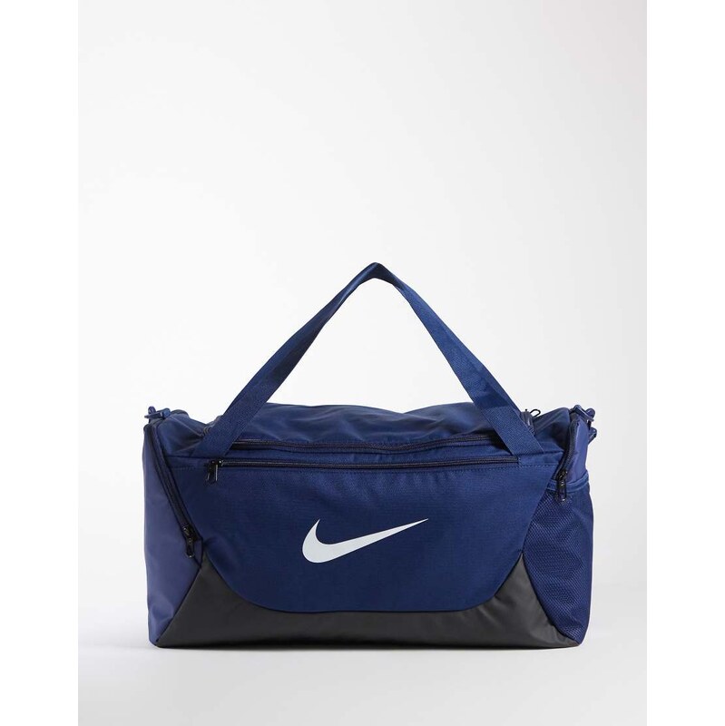 Nike Brasilia small duffel bag in navy