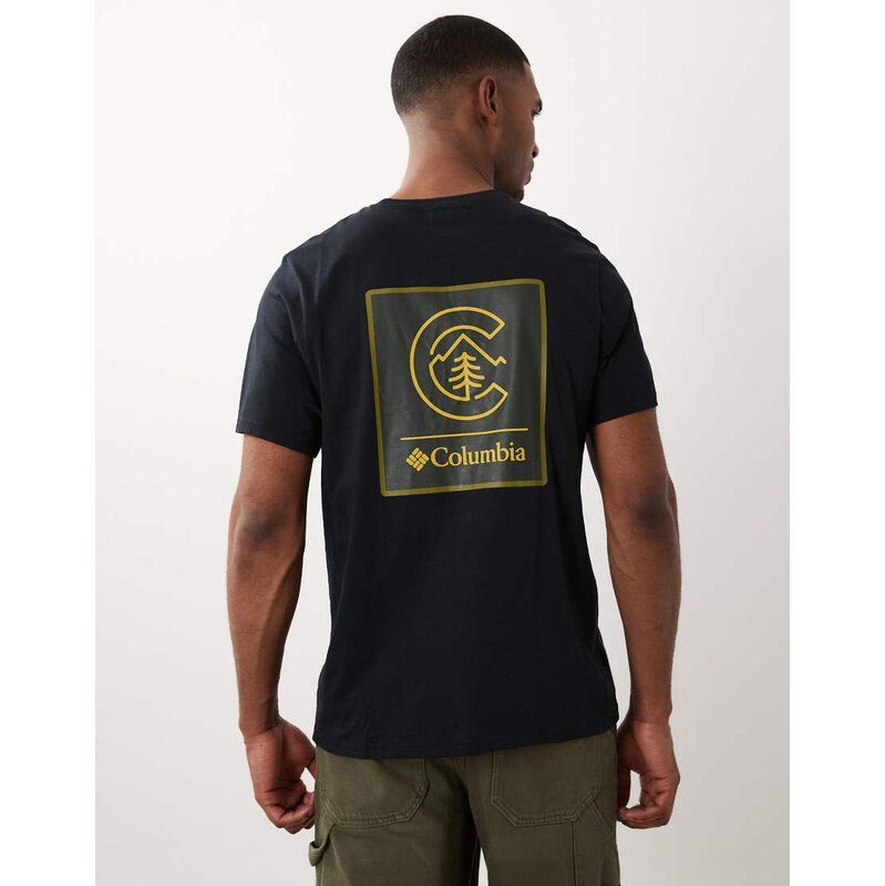 Columbia CSC box logo back t-shirt in black