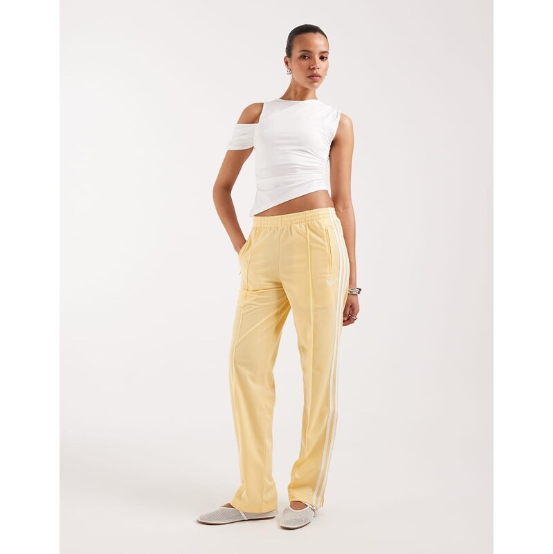 adidas Originals Firebird classic track pants in yellow and