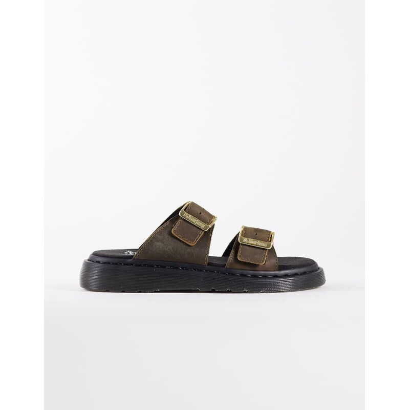 Dr Martens Josef slide sandal in olive-Green 114866844
