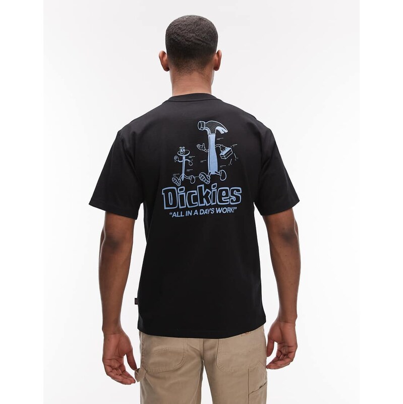 Dickies Fairlawn backprint t-shirt in black