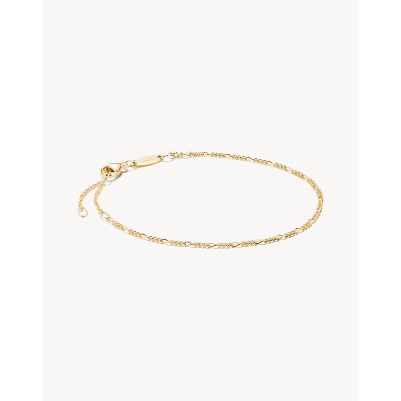 Thomas Sabo Charm bracelet figaro design gold-plated in gold 115509359