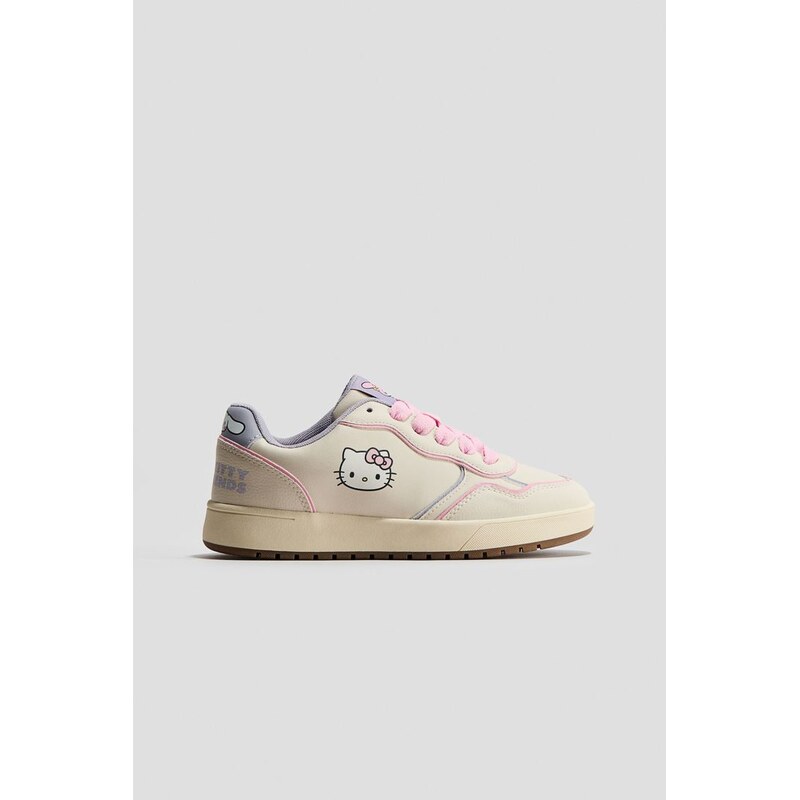 H&M - Teniskys potiskem - Krémová/Hello Kitty