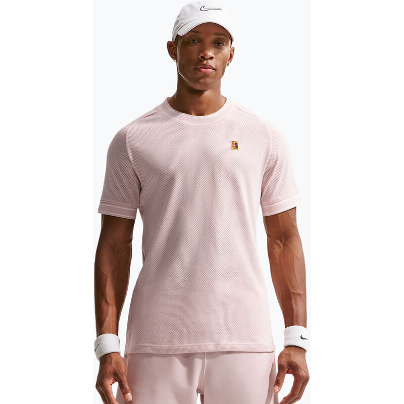 Pánské tenisové tričko Nike Court Heritage silt red