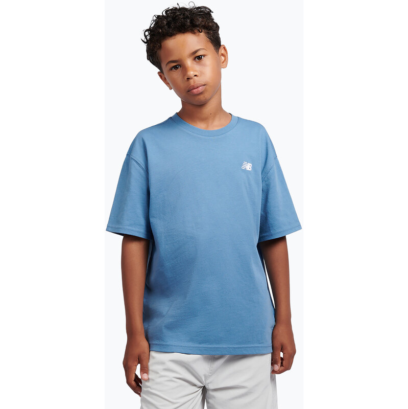 Dětské tričko New Balance Jersey Small Logo Tee shoreline blue