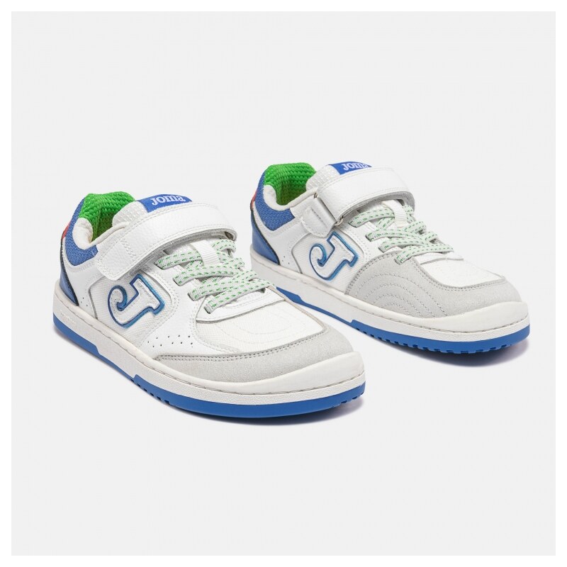 JOMA Dětské barefoot tenisky FLEXY bílé/modré