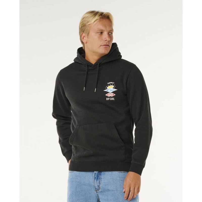 Rip Curl MMIKINA RIP CUR SEARCH ICON HOOD - černá -