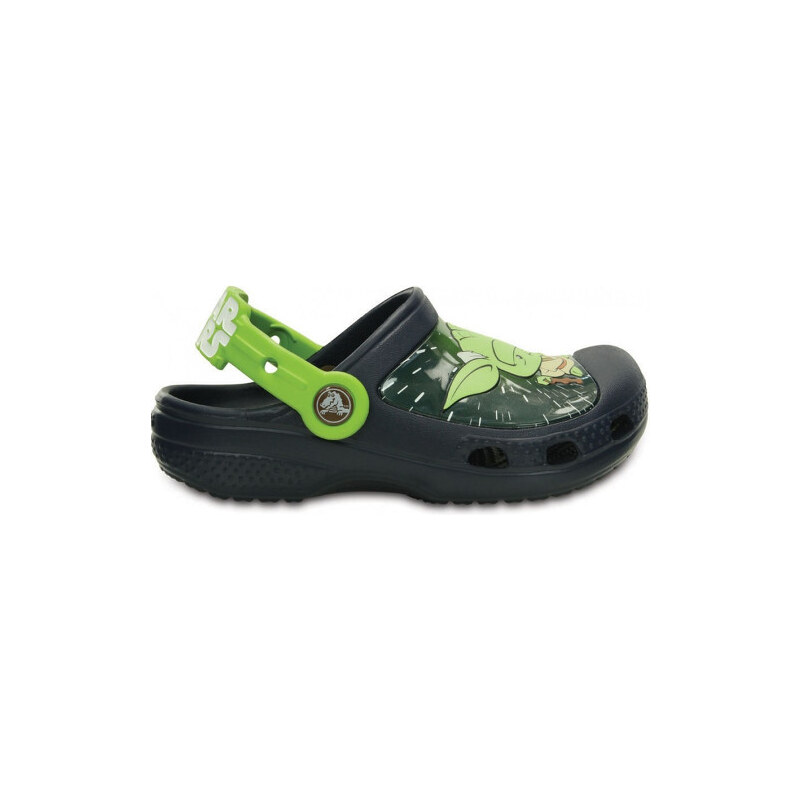 Crocs Dětské pantofle CC Star Wars Yoda Clog Navy 201502-410