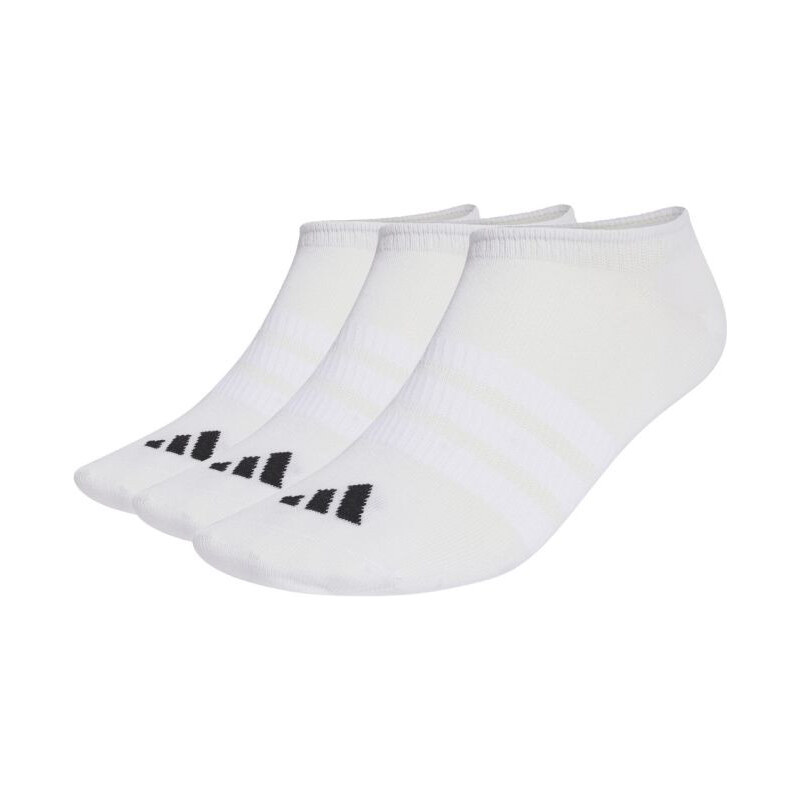 Adidas Thin&Light Sportswear No Show ponožky 3 páry bílé JZ0534