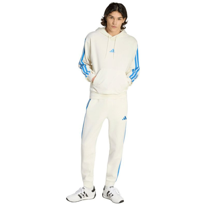 Pánská mikina Essentials 3Stripes French Terry Hoodie cream