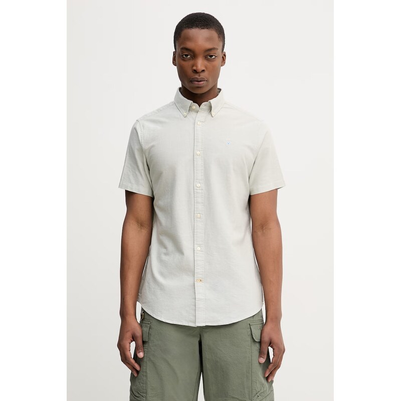 Barbour Oxtown S/S Tailored Shirt oxfordská košile bavlněná pánská
