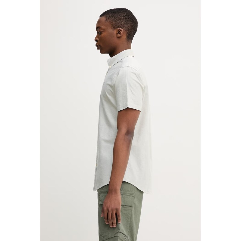 Barbour Oxtown S/S Tailored Shirt oxfordská košile bavlněná pánská