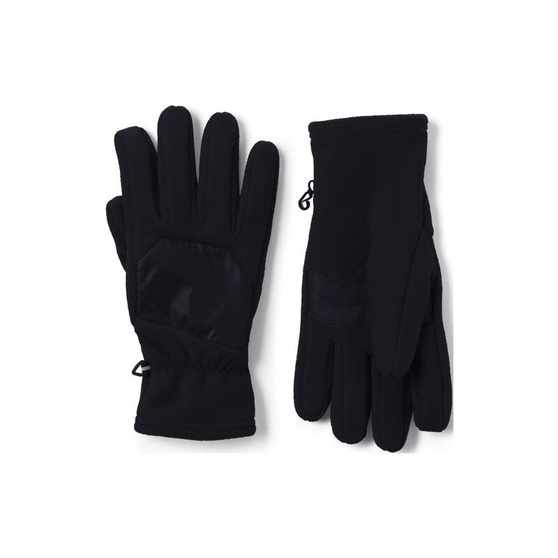 Touchscreen Fleece Gloves, Men, size: XL, regular, Black,