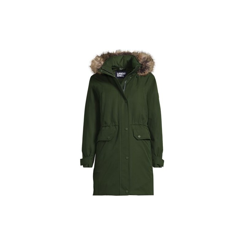 Expedition Down Parka, Women, size: 2X, plus, Green, Polyester,