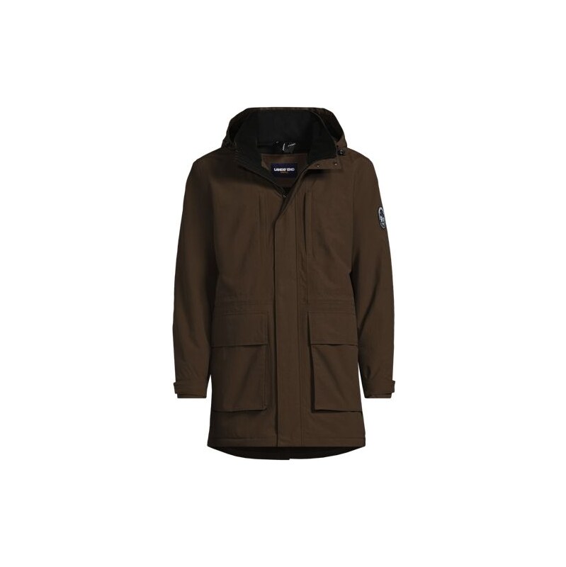 Waterproof Insulated Squall Parka, Men, size: S, regular, Brown,