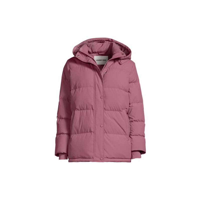 Puffer Down Jacket, Women, size: XS, regular, Pink, Nylon, by