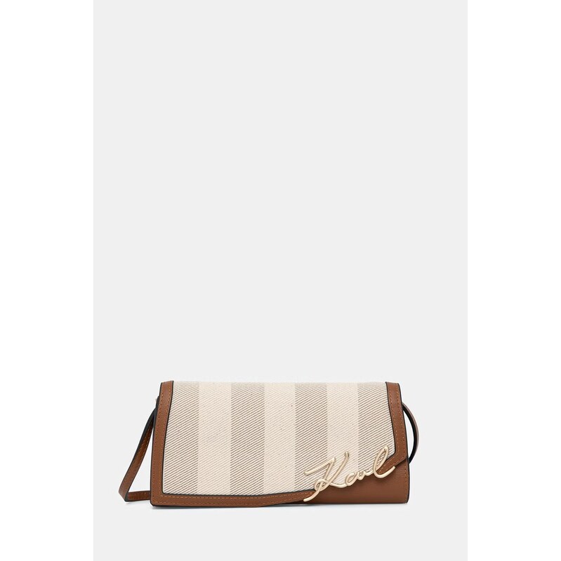 Karl Lagerfeld crossbody kabelka dámská bavlněná K/SIGNATURE 114696434