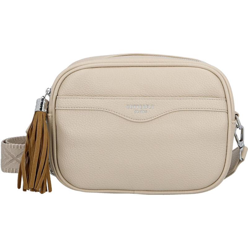 JGL Stylová dámská koženková crossbody kabelka Erina, tmavě
