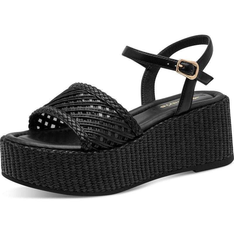 DÁMSKÉ SANDÁLY TAMARIS 1-28379-46 001 ČERNÁ