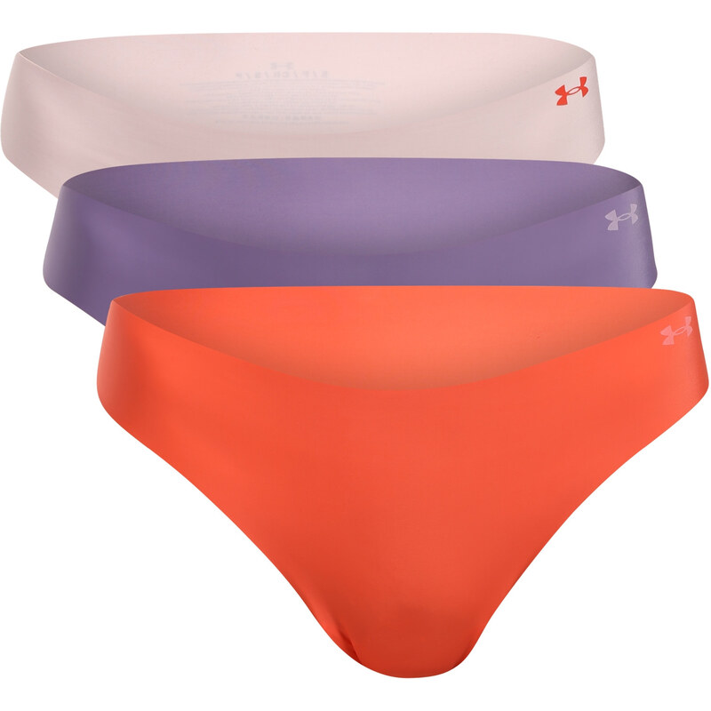 3PACK dámská tanga Under Armour bezešvá vícebarevná (1383893 520) 114698066