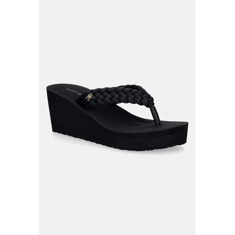 Tommy Hilfiger žabky dámské TH WEDGE BRAIDED SUMMER
