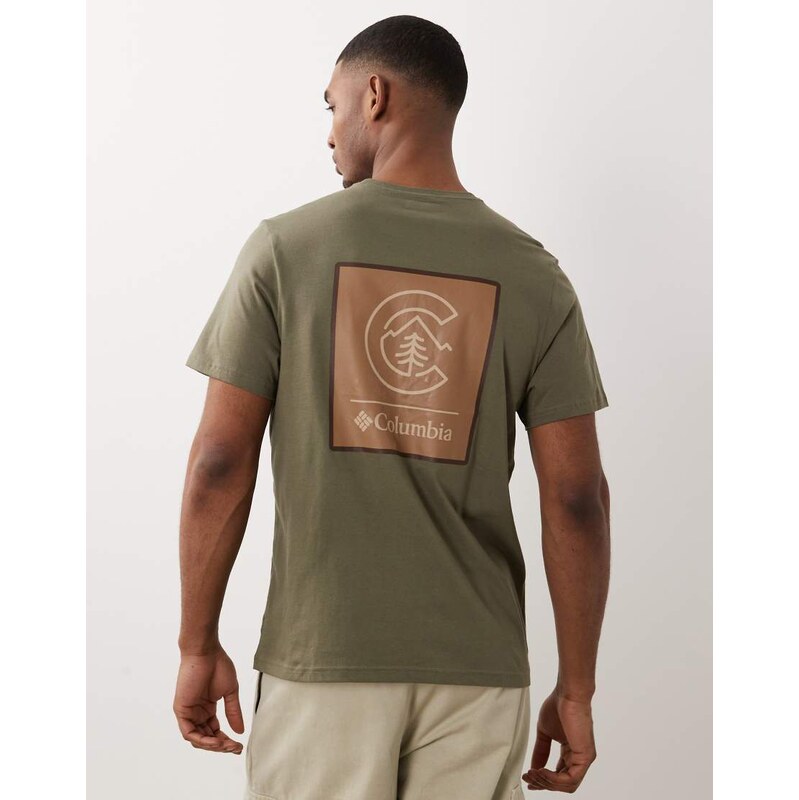 Columbia CSC box logo back t-shirt in green