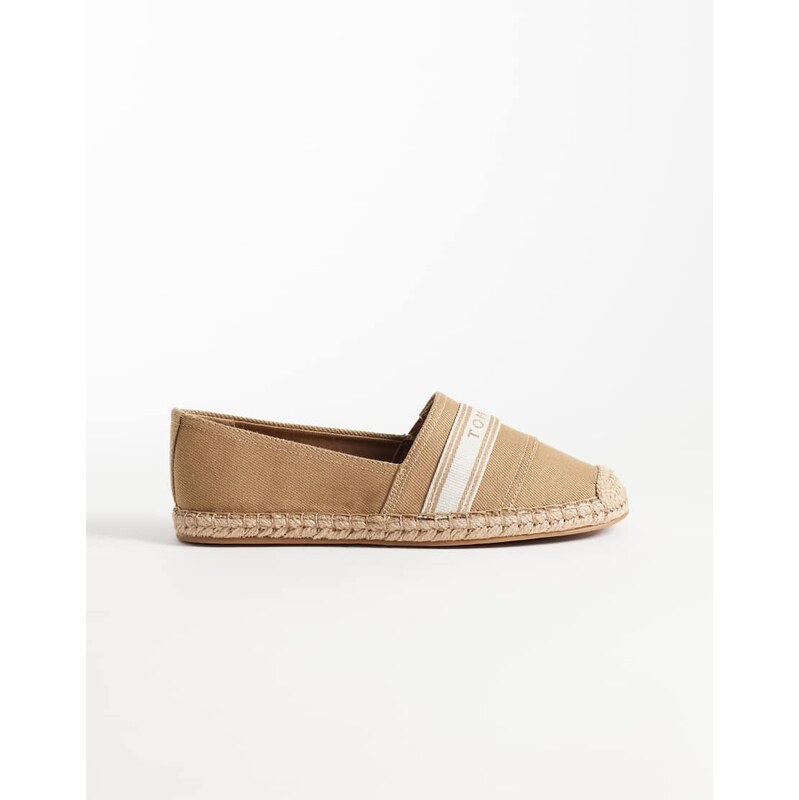 Tommy Hilfiger logo espadrilles in beige-Neutral