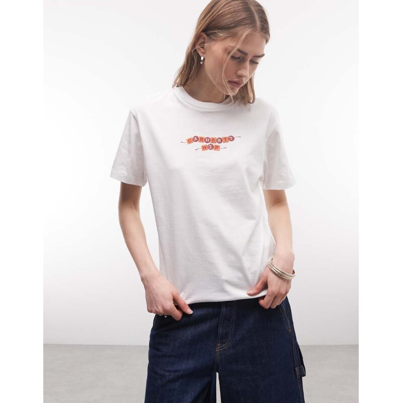 Carhartt WIP ABC t-shirt in white 114699063