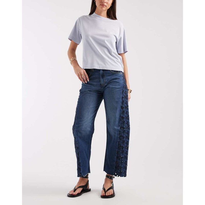 Lee Rider barrel jeans in blue
