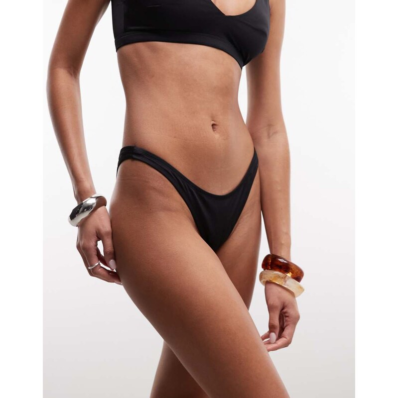 Weekday brazilian bikini bottom co-ord in black 114699138